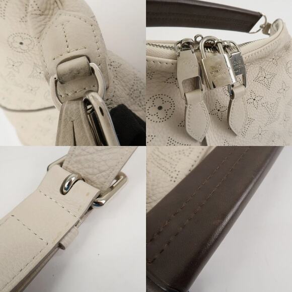 💎✨Authentic✨💎Louis Vuitton Monogram Mahina Selene PM Shoulder Bag Blanc - Picture 8 of 16